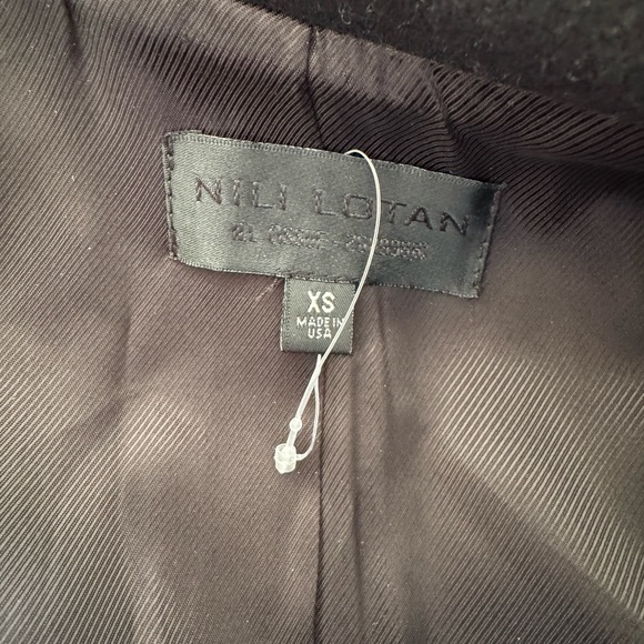 Nili Lotan Cash Peacoat in Black Size XS $1595 NWOT - Picture 8 of 13